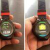 Pictures of the GPS-enabled smartwatches used by sanitation workers in Chandigarh